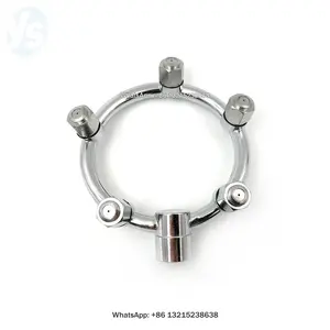 1 YS Chất Lượng Thép Không Gỉ Fan Ring Với 5 Vòi Phun Chỗ Ngồi Sprayer Mist Fan Ring Nước Mist Sprayer End Ring