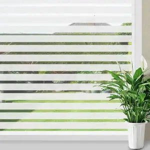 ठंढ विंडो गोपनीयता फिल्म सूर्य अवरुद्ध कांच खिड़की फिल्म स्थिर क्लिंग खिड़की के लिए गैर चिपकने वाला ग्लास स्टिकर कवर