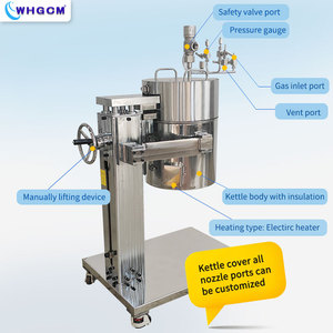 WHGCM - Reactor de Laboratorio de Hidrogenación de Alta Temperatura de Acero Inoxidable de 5L, con Motor de Calentamiento, Control PID, Certificado ASME, Capacidad de 5L - Product Image 5