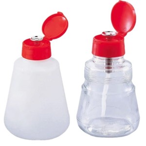 ASONE Press Type <b>Dropper</b> <b>Bottle</b> 1-4612 Plastic Laboratory Reagent <b>Bottle</b> PH-200 Round Model 1-4613 - Product Image 1