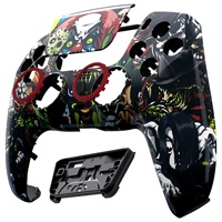 EXtremeRate Luna coque avant redessinée bricolage coque de contrôleur pour contrôleur PS5 coque personnalisée