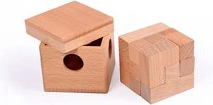 Rompecabezas grande de madera Soma para niños y adultos, rompecabezas de matemáticas IQ para niños y adultos, juegos de regalo - Product Image 6