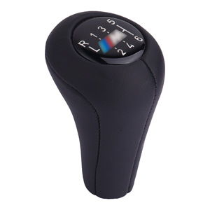 Bmw Gear <b>Shift</b> <b>Knob</b> Leather 5 6 Speed Ergonomic Car Accessory - Product Image 1