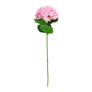 Hydrangée artificielle Bourgogne à tige unique en soie synthétique pour décoration florale de maison, mariage, vase et table - Vente en gros - Product Image 6