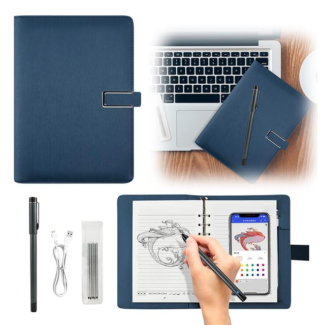 AI Sync Writing Set, Includes Smartpen, Notebook, Use with App for Notes Taking, Recording, Storing