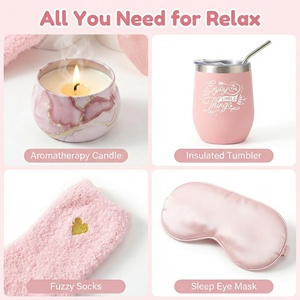 Set de Regalo Lunaire Rosa para el Cuidado Personal de la Mujer, Caja de Regalo de Spa y Relajación con Vaso, Regalo para Damas de Honor, Regalo de Agradecimiento - Product Image 4