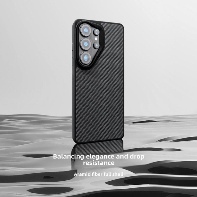 Aramid Carbon Fiber TPU Overmolded Embossed Luxury for S26+ S26Ultra Shockproof Magnetic Lightweight 25g Phone Case