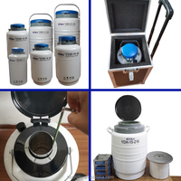 Nouveau modèle de récipient de stockage cryogénique de 1,5 litre, 4/6 cryos, avec paille de congélation, grand modèle YDH-25, transporteur sec portable, adsorption d'azote liquide