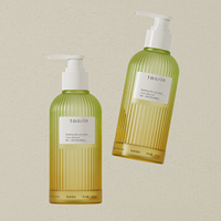 Taolin Pack - Vente Flash : Ensemble de contenants rayés pour shampoing et gel douche, produits de soin et de toilette, PETG PP 200-300ml