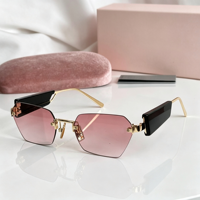 Lunettes de soleil unisexes de haute qualité, tendance, jaunes et violettes, petites, carrées, à monture intégrale, verres dégradés, protection UV %, activités de plein air