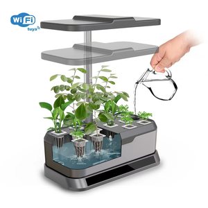 12 dosettes Smart Mini Garden Kit 24W élèvent la lumière Smart Garden Pot Planters 4L Réservoir d'<span class=keywords><strong>eau</strong></span> système de culture hydroponique pour plantes d'intérieur - Product Image 1