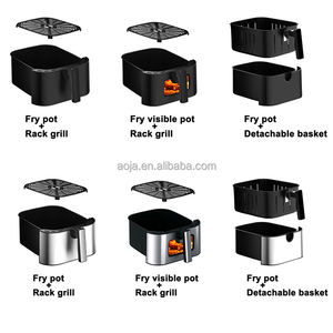 AOJA, новинка, лидер продаж, Цифровые печи для фритюрницы freidoras de aire, Серебряный гребень, электрическая фритюрница, умные, без масла, визуальные окна - Product Image 6