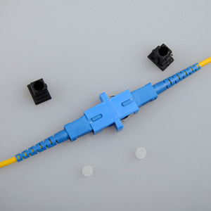 SC UPC SM Simplex Fiber Optic Adapter SC <strong>APC</strong> Coupler Blue Grey Low Cost ABS FTTH <strong>System</strong> for Network Used UPC SM Simplex - Product Image 6