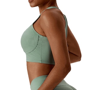 Haut de yoga sport sans manches surdimensionné, taille plus, confortable, pour femmes, logo personnalisé du fabricant, prix bas - Product Image 4