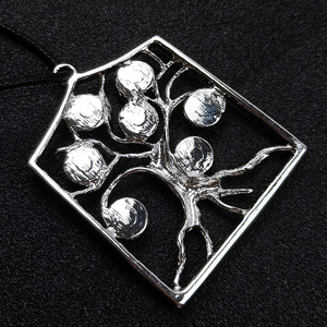 Pendentif décoratif en quartz pour arbre de <span class=keywords><strong>vie</strong></span>, <span class=keywords><strong>7</strong></span> pièces, sculpté à la main, cristal, chakra - Product Image 5