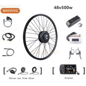 <span class=keywords><strong>Kit</strong></span> de moteur d'entraînement arrière <span class=keywords><strong>Bafang</strong></span> 48V 500W <span class=keywords><strong>Kit</strong></span> de conversion de <span class=keywords><strong>roue</strong></span> arrière électrique avec écran coloré B02N avec étanche - Product Image 3