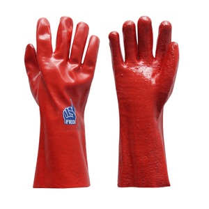 Guantes de trabajo de seguridad Industrial de PVC, resistentes a químicos y aceite, 1 comprador - Product Image 2