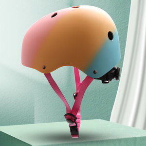 <span class=keywords><strong>Casque</strong></span> d'équitation <span class=keywords><strong>pour</strong></span> enfants avec rembourrage en EPS haute densité et mentonnière confortable <span class=keywords><strong>pour</strong></span> l'escalade et la pratique du patinage - Product Image 5