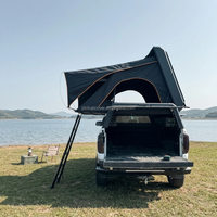Tente de toit rigide en aluminium pour camping en plein air, 4x4, imperméable, installation rapide, pour SUV, pick-up, 4x4