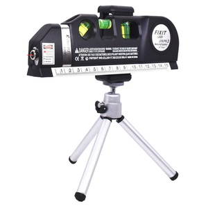 <span class=keywords><strong>Misuratore</strong></span> <span class=keywords><strong>Laser</strong></span> Multifunzione per Misurazioni Orizzontali e Verticali, Righello Standard e Righello Metrico - Product Image 1