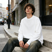 AMCLEVER 2026 T-shirts longs pour hommes DTG DTF, Chemises à manches courtes unisexe Streetwear, Impressions artistiques DTG DTF, Impression sur soie, Personnalisation OEM