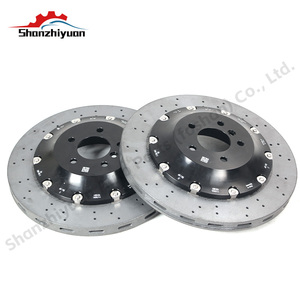 Disque de frein en céramique carbone avant 410 mm * 38 mm Arrière 390 mm * 32 mm R20 R21 R22 pour Ford Fiesta Mini Cooper <span class=keywords><strong>Chevrolet</strong></span> Cruze Peugeot - Product Image 4