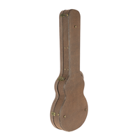 Ocaster – Étui rigide en bois et cuir durable pour guitare électrique Jazz Les Paul, avec fermeture à verrouillage, en contreplaqué de 5 mm, anti-poussière et antichoc