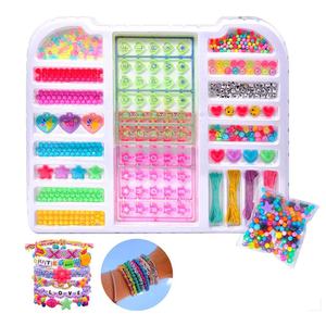 Coloré bricolage <span class=keywords><strong>perles</strong></span> jouet <span class=keywords><strong>pour</strong></span> filles bijoux éducatifs faisant des jouets Bracelet enfants créatif artisanat jouet - Product Image 5