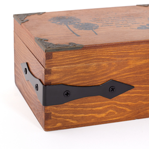 4inch sắt đen trang trí góc Khung cạnh và góc bảo vệ cho hộp gỗ bảng và đồ nội thất khác kim loại góc bảo vệ - Product Image 1