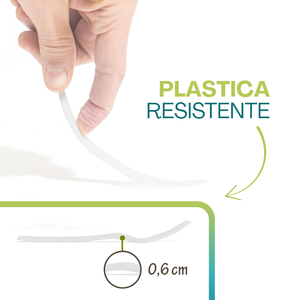 Set di posate in plastica bianca riutilizzabili, forchetta, coltello, tovagliolo, stoviglie per feste - Product Image 4