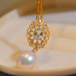 9363DIY S925 Silver Crystal Earrings Set Empty Holder with <b>Concealer</b> Ring Fashionable DIY Pearl Accessories - Product Image 4