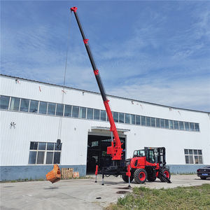 3-8 טון טלסקופי בום מלגזה מנוף, כביש 4wd מלגזה מנוף, כביש 4wd מלגזה מכבר - Product Image 5