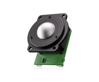 Trackball étanche IP65 anti-vibrations 25 mm amovible pour le nettoyage