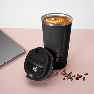 Nhà Máy Bán buôn thông minh hiển thị nhiệt độ 500 ml đôi tường thép không gỉ cách điện cốc cà phê du lịch <span class=keywords><strong>Mug</strong></span> đối với Quà Tặng - Product Image 2