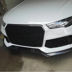สำหรับ Audi A7 S7อัพเกรดเป็นสไตล์ RS7กระจังหน้ากันชนสีดำมันวาวแบบรังผึ้งสำหรับ C7.5 C7 2016-2018 - Product Image 5