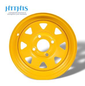 Vente en gros de jantes en acier et aluminium de 12 à 16 <span class=keywords><strong>pouces</strong></span>, matériau en alliage neuf, rayons personnalisés pour remorques 4x4, véhicules de restauration - Product Image 4