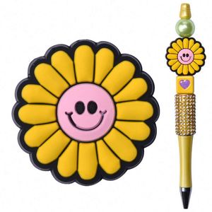 Pickle Silicone Focal Bead Stickers <strong>Lucky</strong> <strong>Charms</strong> Straw Topper Stanly Cup Beach Animal Dog Cat Carton Round Bead for Bracelet - Product Image 5