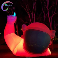 Accessoires de scène de festival de musique, astronautes gonflables décorés pour ballon extraterrestre gonflable