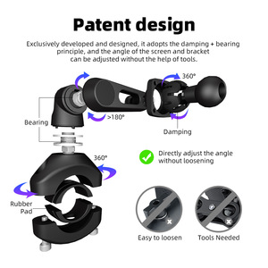 Keykeer Hot Bán 5inch xe máy Android Auto Navigator siêu HD <span class=keywords><strong>GPS</strong></span> không thấm nước Màn hình cảm ứng xách tay Navigator trên toàn thế giới - Product Image 4