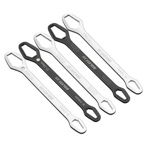 Bolei Double-Ended Adjustable Wrench Metric Hex Serrated Jaw Industrial Grade Manual <b>Tool</b> <b>Set</b> - Product Image 2