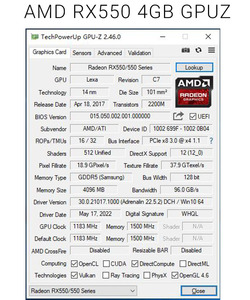 JIESHUO Tarjeta Gráfica para Computadora de Escritorio RX550 4G 100% Nueva, GPU para Juegos, 550 4GB, 550 2GB, RX550 4gb, RX 550 4GB, JIESHUO 100% Nueva RX - Product Image 4