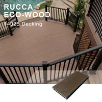 Panneau Composite de terrasse en bois et plastique, en 3d, étanche, Standard européen Wpc