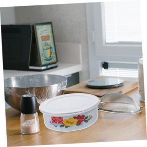 Senny Fournisseur Grossiste – Ensemble de Bols de Rangement en Émail Acier, Couvercle en Métal, Assiette à Fruits Décorative, Service de Plats pour Fruits en Émail - Product Image 6