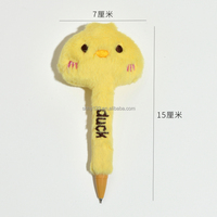 Stylo gel en peluche ours HY, nouveau et populaire, toutes les couleurs, encre scintillante, largeur d'écriture de 0,5 mm, matériau plastique, feutre-verre