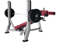 Banc incliné A45 de marque Qianyi, équipement de gym commercial de haute qualité à charge par plaques métalliques, fournisseur direct d'usine en gros