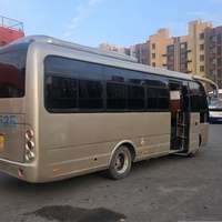 Mini-autocar d'occasion 23 places en bon état, petit bus de transport de passagers pour aéroport et hôtel