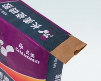 Sac à valve en papier kraft multi-parois de 20 kg pour l'emballage de poudre d'adhésif pour carrelage, impression personnalisée, matériaux de construction
