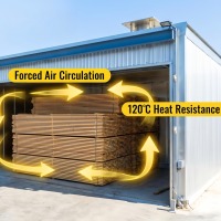 Thermo déshumidificateur électrique Machine à vapeur à air chaud pour le bois de pin, le bois de charpente, la cabine et le conteneur.