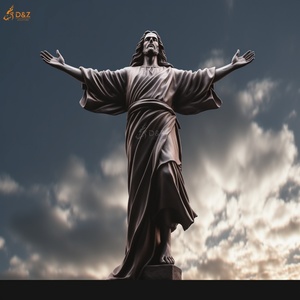 Grande esterno religioso sacra famiglia a grandezza naturale Gesù statue in bronzo Cristo Gesù resurrezione statue in ottone scultura per la vendita - Product Image 3