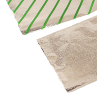 Papier d'emballage pour sandwichs et hamburgers écologique et résistant à la graisse, feuilles de papier aluminium de qualité alimentaire imperméables pour l'emballage des aliments de fête